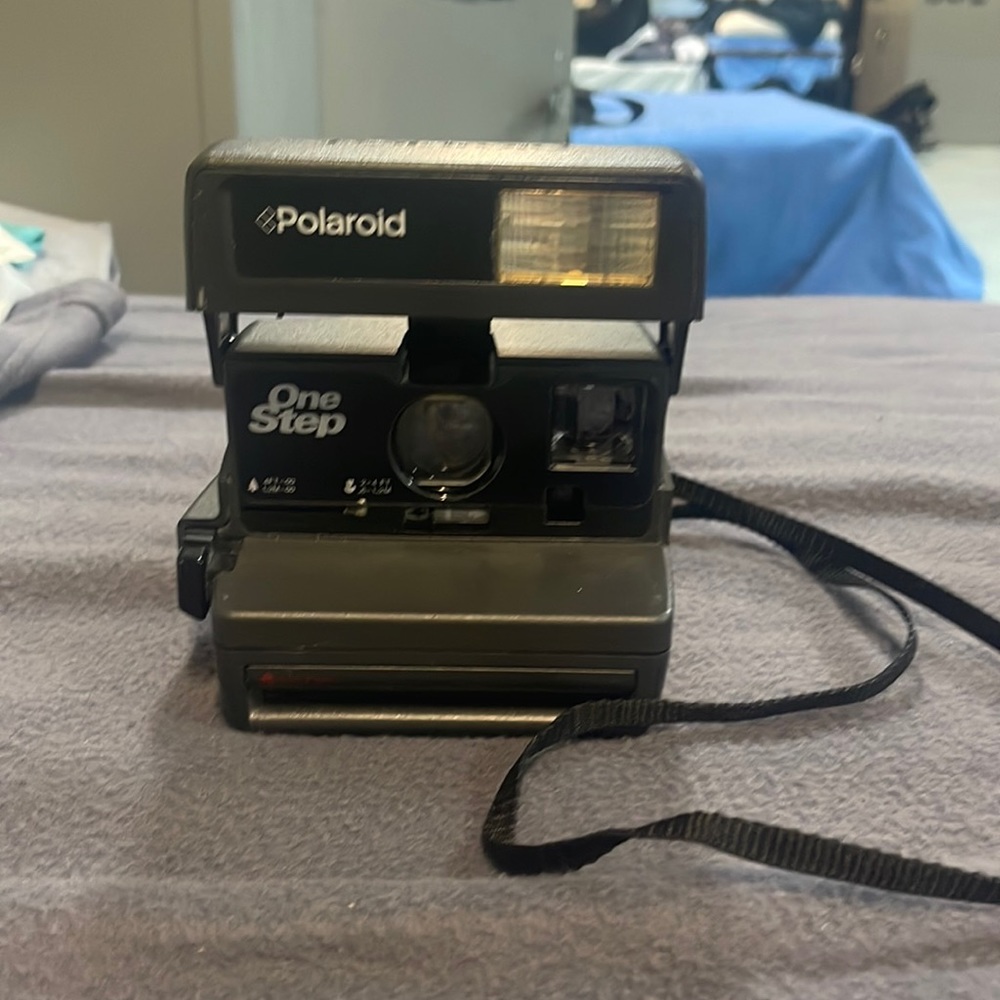 Polaroid one step camera